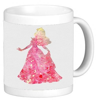 Trendy Accessories Tasse à café en céramique Motif princesse Aurore La Belle au bois dormant 325 ml