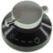 New World 444440036 600SIDLM Genuine Temperature Control Knob for Oven Cooker Grill Hob (Black / Silver)