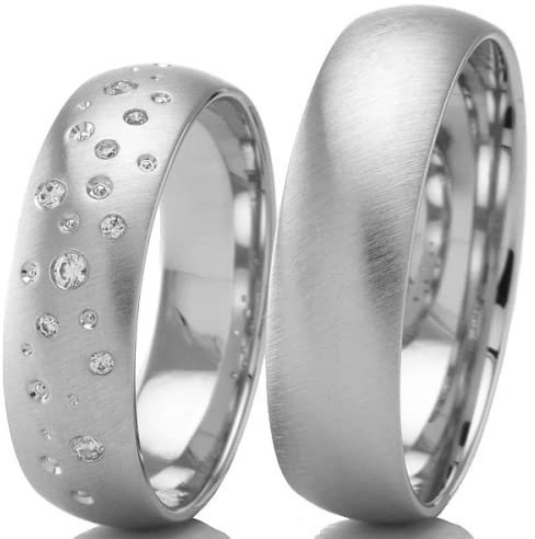 500/- Palladium Eheringe B-48-02657-58