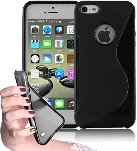coque-personnalisable Coque Noire - pour IPHONE 3/3G - Caoutchouc Souple Grande qualité Protection Totale (IPHONE 3/3G)
