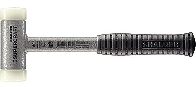 Supercraft Schonhammer, mit bruchsicherem Stahlrohrstiel und ergonomisch geformtem, rutschsicherem Griff | D=40 mm | 3377.040