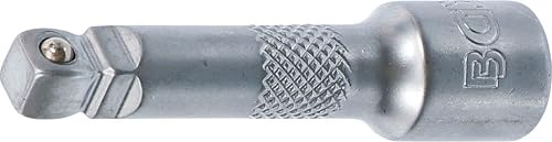BGS 2232 | Kipp-Verlängerung | 6,3 mm (1/4) | 50 mm | Antrieb Innenvierkant | Abtrieb Außenvierkant | mit Rändelung | verchromt, matt