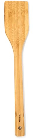 Norpro Bamboo Flat Handle Spatula, Brown