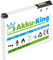 Akku-King Akku kompatibel mit Motorola BX40 - Li-Ion 800mAh - für Razr V8, Razr2 V8, Moto U9, ZN5