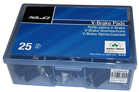 XLC Unisex – Erwachsene Bremsschuhe-2039600200 Bremsschuhe, schwarz, 70mm