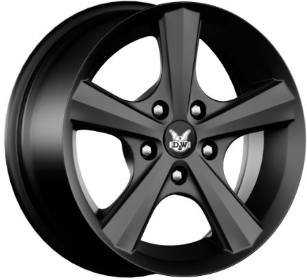 in.pro. FS-616N-5112C45666-Serie-12 D&W Felge Monza nero 7x16 5/112 ET45Mercedes Vito (W639), 60-190 kW, Bj. 2011-