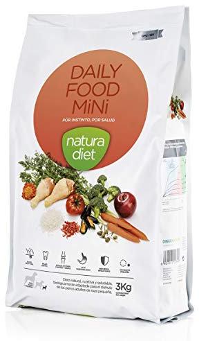 Natura Diet Trockenfutter für Hunde, Erhaltung von Mini-Rassen, 3000 g