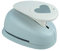 Rayher Hobby 69098000 Motivstanzer Herz, ø 6,3 cm- 2,5 Zoll, geeignet für Papier/Karton bis zu 200g/m², Orange
