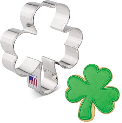 Keksausstecher Glücksklee, Neujahr, St. Patrick's Day, Irisches Kleeblatt