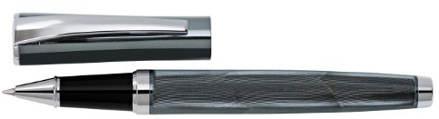 Wedo 260621312 Rollerball Wave (im Geschenketui) metallic blau/chrom