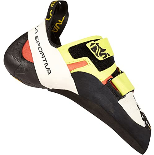 LA SPORTIVA W Otaki Gelb - Präziser Damen Hochleistungs-Kletterschuh, Größe EU 37 - Farbe Sulphur - Coral