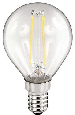McShine LED Filament Tropfenlampe | E14, 2W, 200 lm, warmweiß, klar | Nostalgisches Design, energiesparender Ersatz für Glühlampen