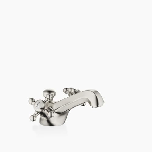 Dornbracht MADISON Einloch Waschtischbatterie, mit Ablaufgarnitur, Ausladung 130 mm, 22500360-06, Farbe: Platin gebürstet