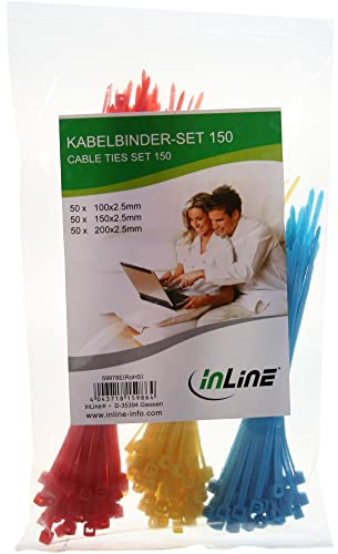 InLine® Kabelbinder-Set, 150 Stück