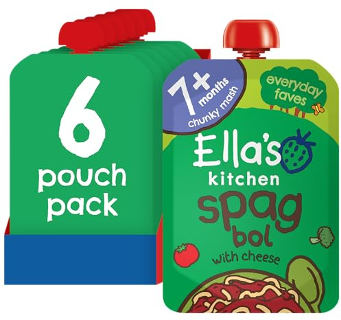 Ella's Kitchen Stage 2 Spaghetti Bolognese 130 g (Pack of 6)