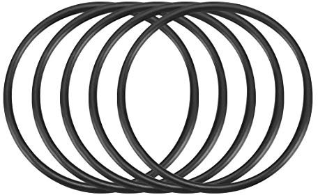 sourcing map 5 Stück Metrische Nitrilkautschuk O-Ringe Dichtung Gummi 69 mm Außendurchm. 62 mm Innendurchm. 3.5 mm Breite