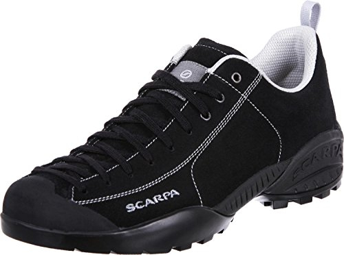 Scarpa Mojito, sportlicher Herren-Sneaker, Schwarz - Schwarz - Größe: 4.5 UK