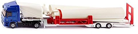 siku 3935, Lorry with Wind Turbine, 1:50, Metal,Plastic, Multicolour, Standing wind turbine incl. base