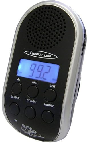Security Plus BR 24 Fahrradradio Schwarz, Silber