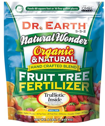Dr. Earth Natural Wonder Organic Fruit Tree Fertilizer - 4lb 5-5-2