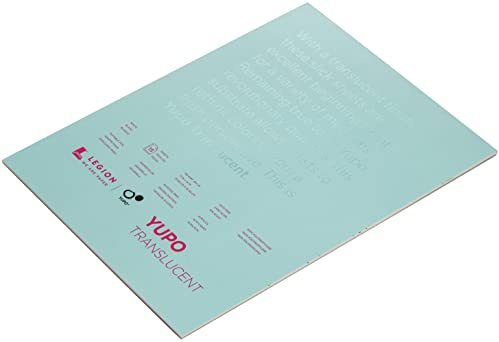Yupo Paper L21-YUP153WH1114 Translucent Sheets (15 Sheets), 11 x 14