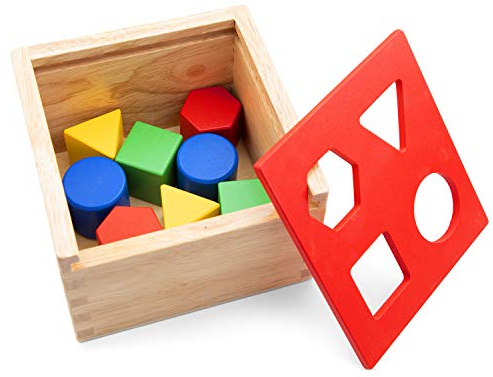 New Classic Toys - 10560 - Formen - Sortierbox- 8 Steine