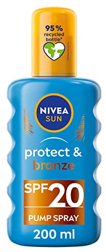 Nivea Sun Protect & Bronze Sun Spray 200 ml, SPF20
