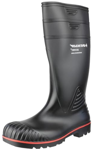 DUNLOP Protective Footwear, A442031, Acifort Heavy Duty Full Safety, Nere/rosso, Taglia 41 EU