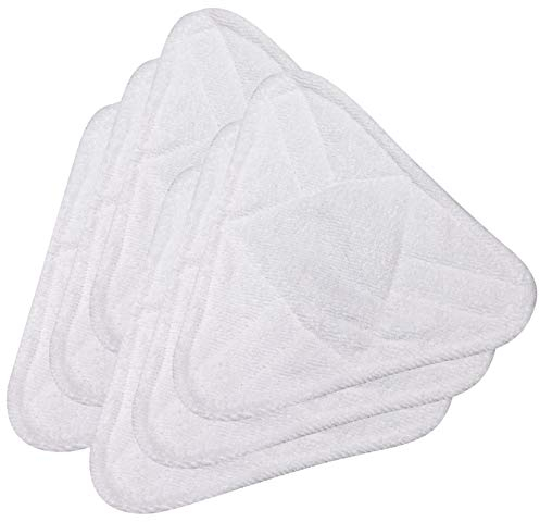 LTWHOME Washable Microfibre Replacement Pads Fit Holme Steam Mop HSM2001(Pack of 6)