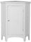 Elegant Home Fashions Badschrank Badmöbel Weiß Holzschrank Freistehende Badezimmer Teamson ELG-586