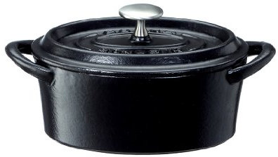 BONNE BONHEUR Bon Bonaire Oval Cocotte 14cm negro 3623 (Jap?n importaci?n / El paquete y el manual est?n escritos en japon?s)