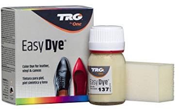 TRG The One Easy Dye, Leather Shoe Color Restore Paint, 137 Cream, 25 ml