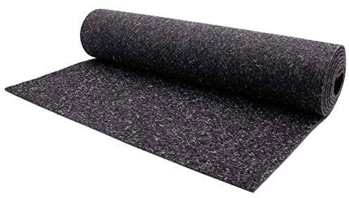 Nadelfilz MERLIN Bodenbelag 200x2300 cm Anthrazit | Robuste Auslegware mit 17dB Trittschallminderung | Stuhlrollengeeignet & farbecht | GUT-zertifizierter Nadelfilzboden für Büro Messe Hotel