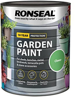 Ronseal RSLGPC750 750 ml Garden Paint - Clover