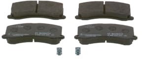 Bosch BP234 - Brake Pads Car Front Axle - Bosch Quality - Reduced Noise and Dust - ECE-R90 Certified - Copper-Free - 1 Set of 4 Pads