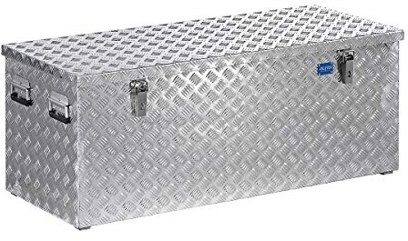alutec R312 L Aluminium Riffelblech Werkzeug Transportkiste 127,6 x 52,3 x 52 cm
