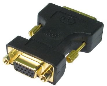 DVI-I 24+5 pin male to SVGA VGA female 15 pin Video Card Converter Adapter