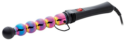 GAMMAPIU' Rizador Onduladores De Pelo Plancha Profesional Iron Bubble Rainbow, Ondas Anchas Y Estrechas, Punta Resistente al Calor, Desenfoque De Movimiento Prolongado, Calentamiento, Enchufe Italiana (23937)