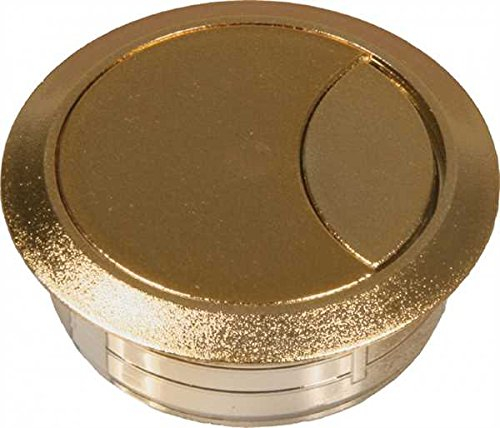 ToniTec Kabeldurchlass Kabeldose Kabeldurchführung Kunststoff 60mm 80mm Messing