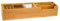 WEDO 611007 Butler Bambus, 2 Fächer, 2 Stifteinsätze, 1 Alu Einsatz für Büroklammern, 31,8 x 6,8 x 6 cm, im Geschenkkarton, braun, Butler lang