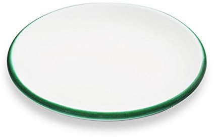 GMUNDNER KERAMIK Manufaktur 0190tugl11 Verde Borde bajo Platos Moca Lisa, diámetro 11 cm