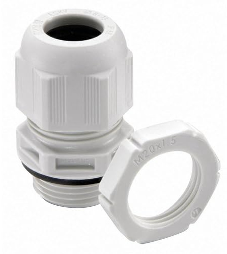 WISKA Kabelverschraubung ESKV-Set 16 10066525 M16 Polyamid lichtgrau (RAL 7035) 50 Stück