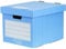 Bankers Storage Box - Blue/White (Pack of 4)