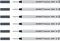 Schmidt: Fineliner-Mine (mit Feder) 6040, Farbe: schwarz, 6er-Set.