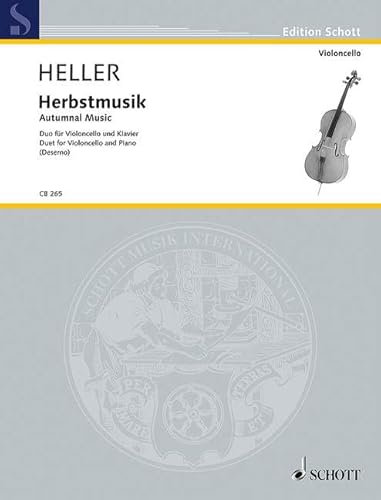 Herbstmusik: Duo für Violoncello und Klavier. Violoncello und Klavier. (Cello-Bibliothek)