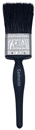 Maxim Contractor Paint Brush for Emulsions, Gloss & Satin Paints and Varnishes - 2 - No Bristle Loss, Natural Bristle & Synthetic Filament mix for Excellent Paint Pick-Up & Release (2 / 50mm)