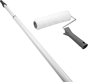 mako GmbH WOW!TOOLS Wandroller mit Telestab, STANDARD 1 x Wandroller 24 cm1 x Teleskopstab 110-200 cm