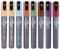 STATIONERY ISLAND Kreidestifte für Tafel Abwaschbar, Erdton Kreidestift für Fenster, 8 Farben Kreidemarker für Glas & Tafeln, Bunt Fensterstifte, Zeichnung, Künstler