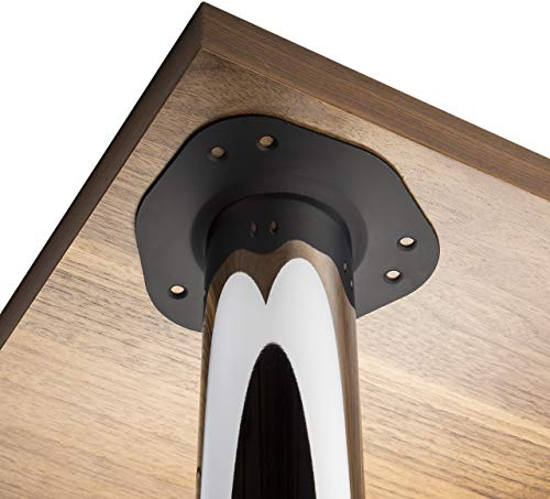 Set de 4 x SOTECH Pieds de Table/Hauteur 710 mm/Hauteur Réglable/Ø 60 mm/CHROME poli/Capacité de Charge