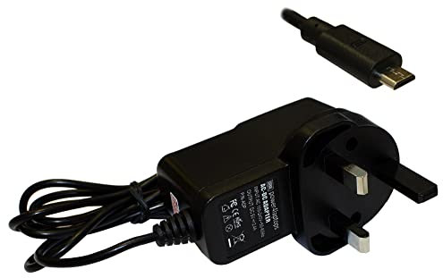 Power4Laptops AC Adapter Tablet Charger Power Supply (UK Plug) Compatible With ZTE V9